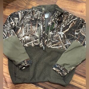 Drake Camo and Olive Puffer Jacket